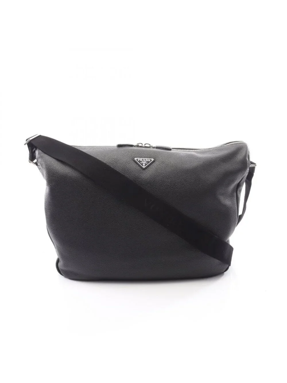 Prada Shoulder Bag VIT.DAINO Black Leather